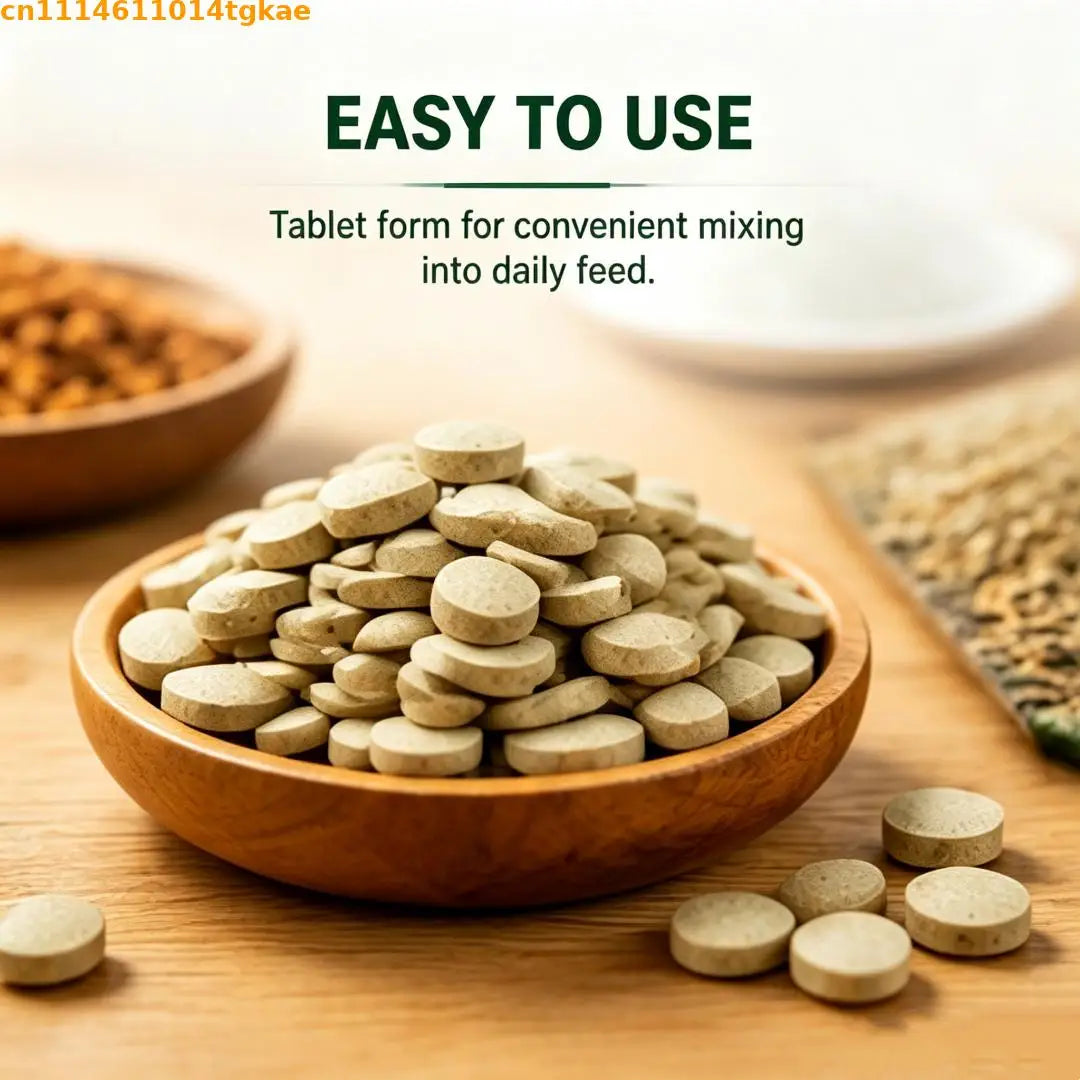 Natural Plant Feed Ingredient, Pet & Livestock Health Support for Dog Cat Pig Sheep Chicken Duck Rabbit, for Roundworms Hookworm